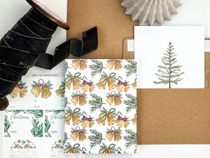 Bells and Bows Gift Tag Sticker Sheet