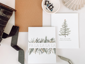 A Merry Little Christmas Tree Card