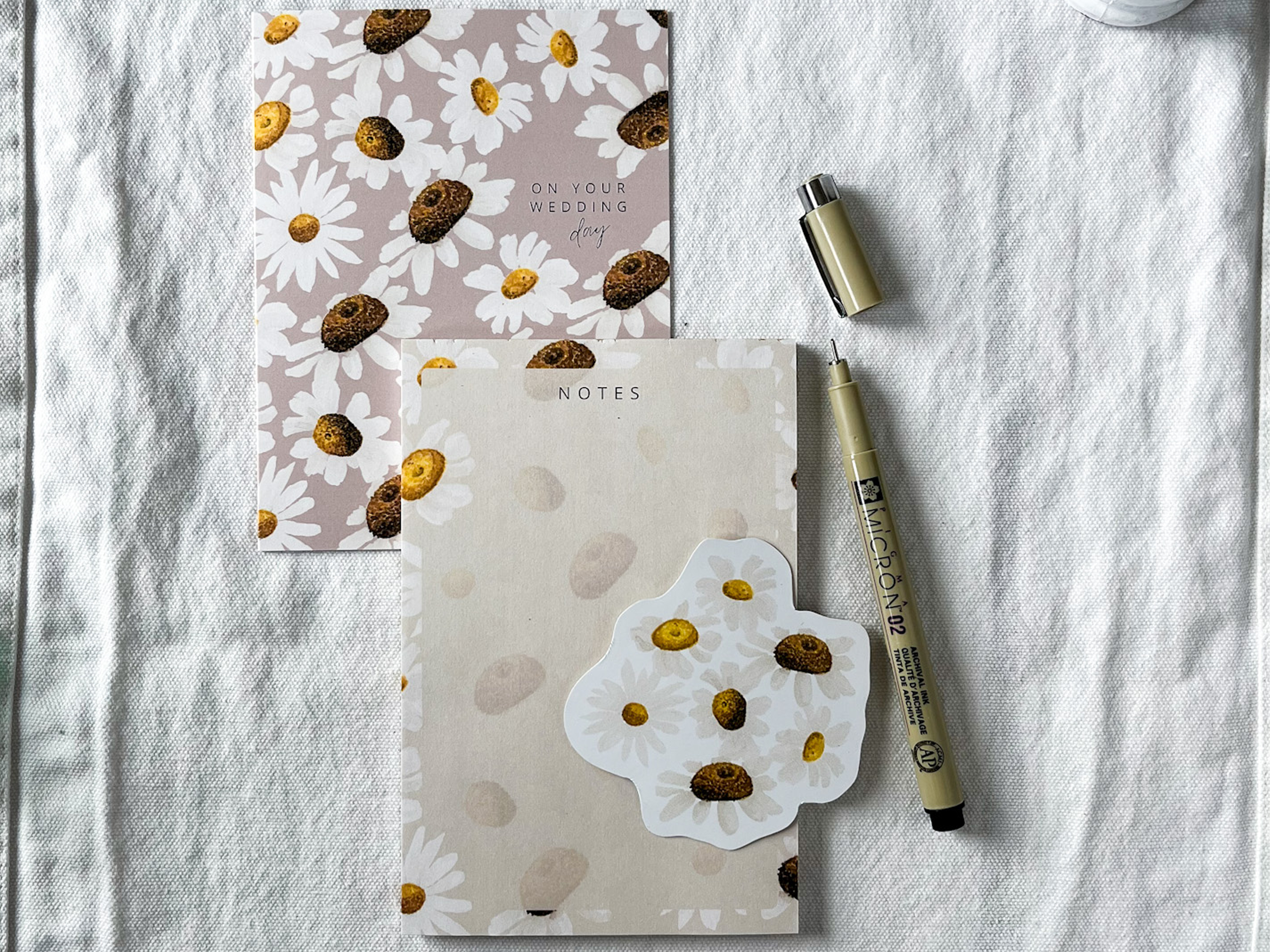 On Your Wedding Day Daises Card