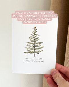 A Merry Little Christmas Tree Card