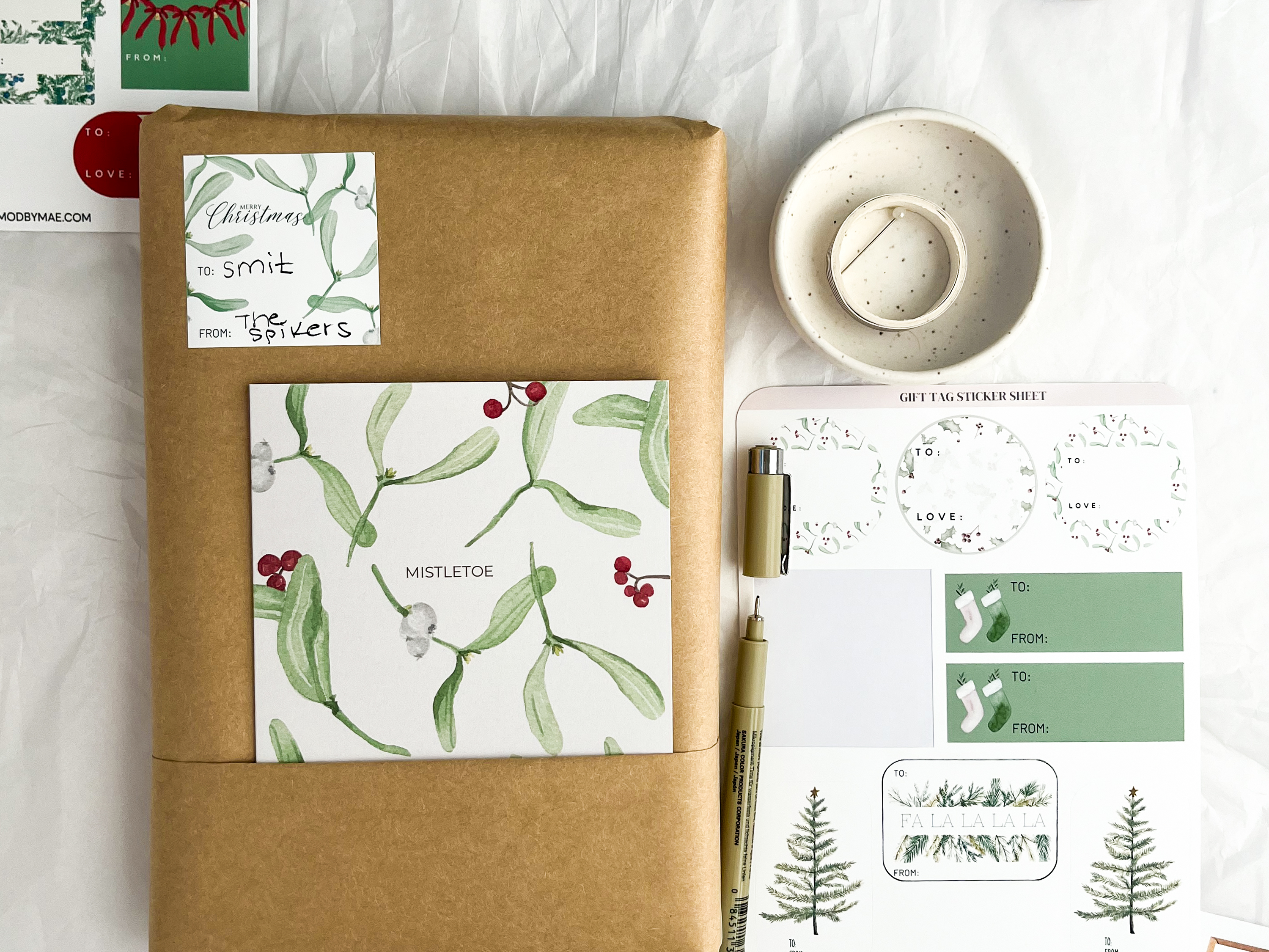 Mistletoe Card