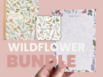Load image into Gallery viewer, Wildflower Birthday Card, Notepad and Sticker Bundle
