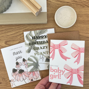 Crazy Plant Lady Birthday Greeting Card