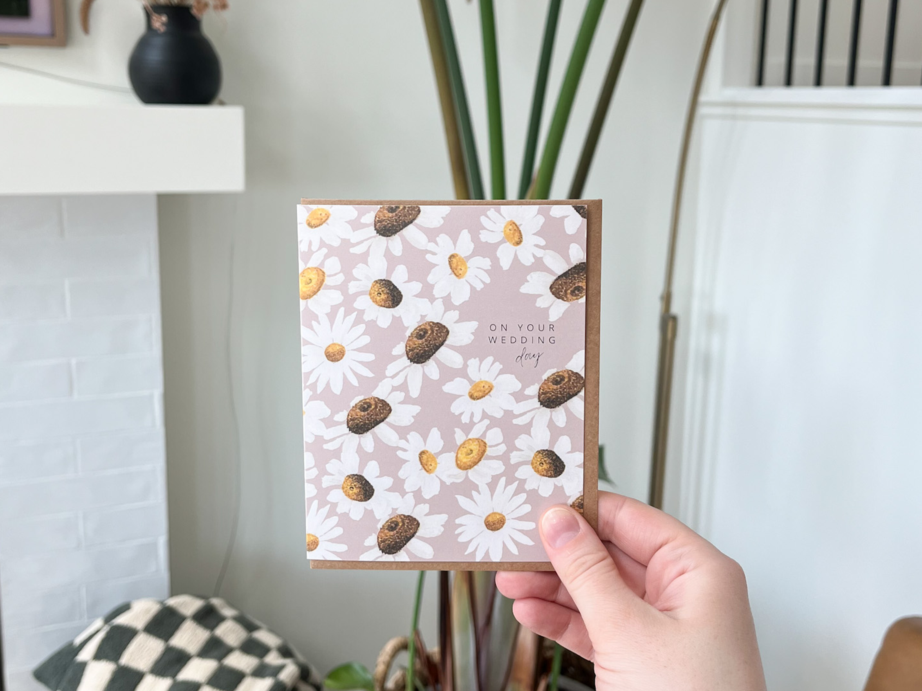 On Your Wedding Day Daises Card