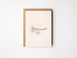 Digital Download Will You Be My Bridesmaid Proposal Card