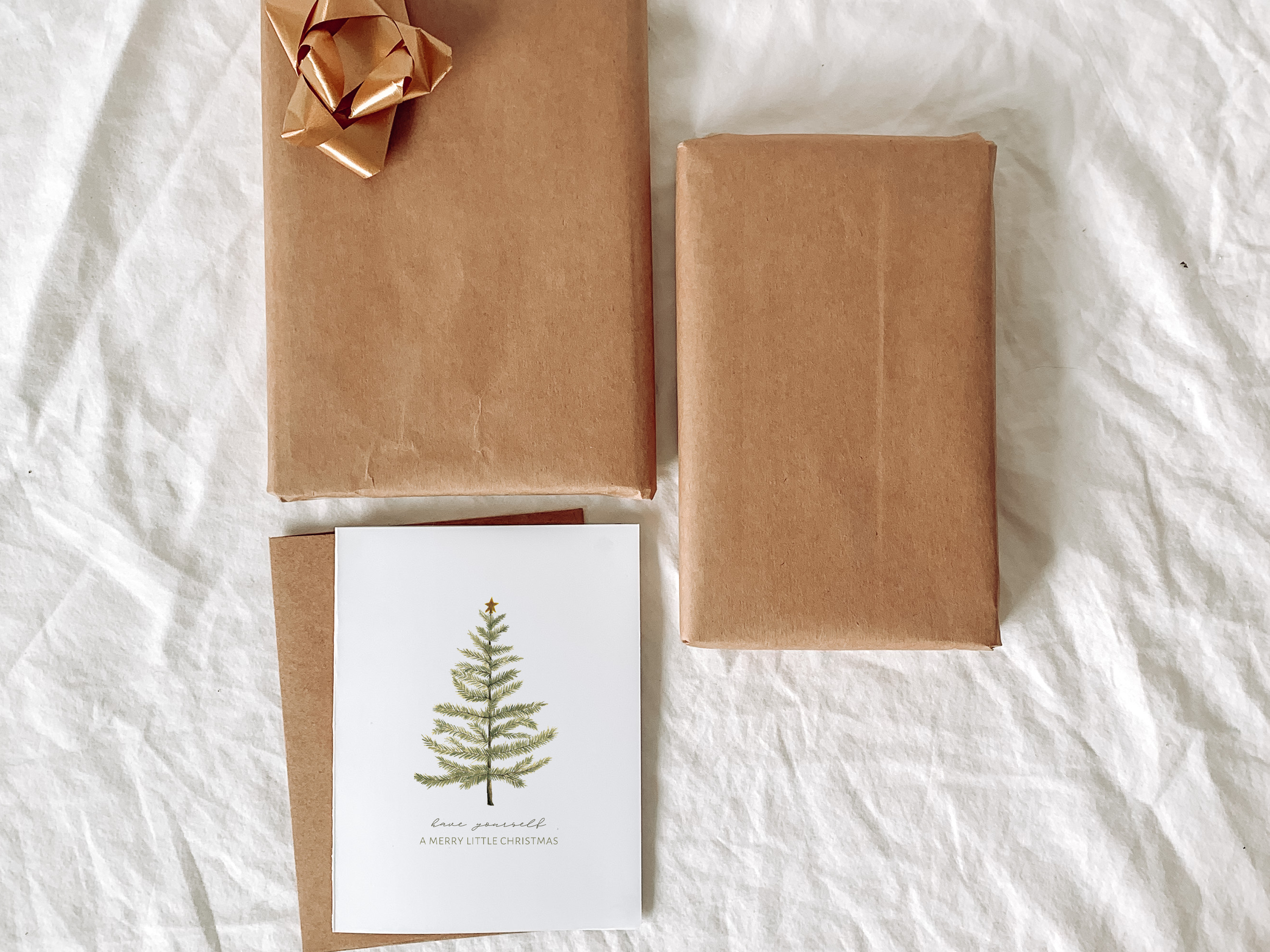 A Merry Little Christmas Tree Card